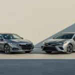 Honda Accord and Toyota Camry side-by-side used car comparison