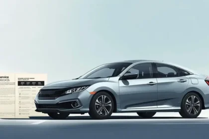 Used Honda Civic with service records and buyer checklist
