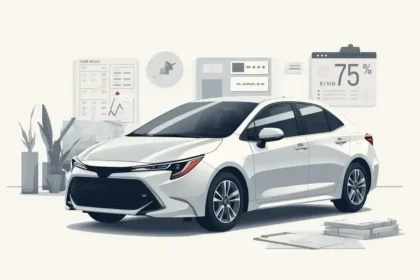 Used Toyota Corolla with buyer checklist and service records