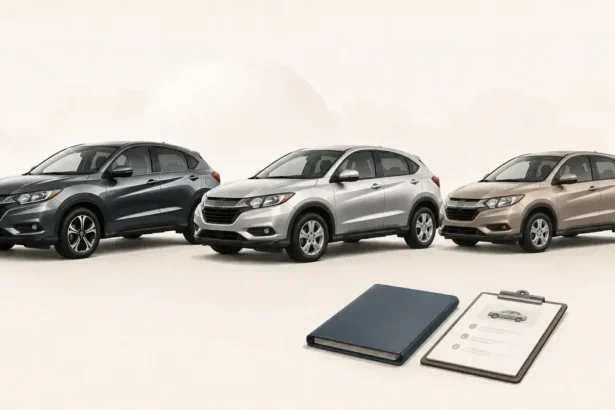 Used Honda HR-V years comparison showing best years to buy and high-risk years to avoid
