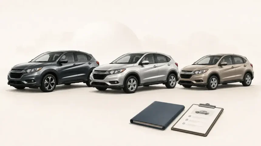 Used Honda HR-V years comparison showing best years to buy and high-risk years to avoid