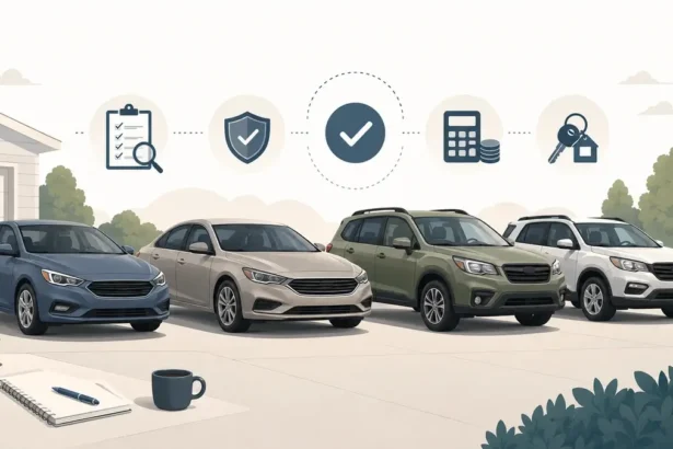 Best used cars under $20,000 with compact cars, sedans, and SUVs shown as practical buyer options