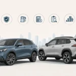 Used small SUV buyer guide comparing Honda HR-V and Toyota Corolla Cross