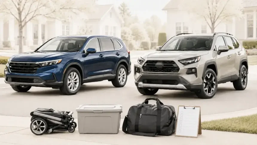 Honda CR-V and Toyota RAV4 compact SUVs compared for used-car buyers