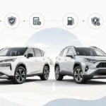 Nissan Rogue vs Toyota RAV4 used SUV comparison