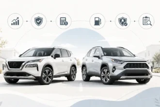 Nissan Rogue vs Toyota RAV4 used SUV comparison