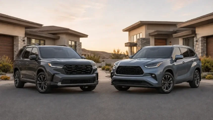 Honda Pilot vs Toyota Highlander used SUV comparison