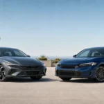 Hyundai Elantra vs Honda Civic used compact sedan comparison