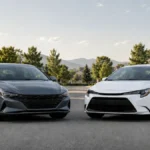 Hyundai Elantra vs Toyota Corolla used sedan comparison