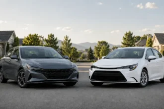 Hyundai Elantra vs Toyota Corolla used sedan comparison