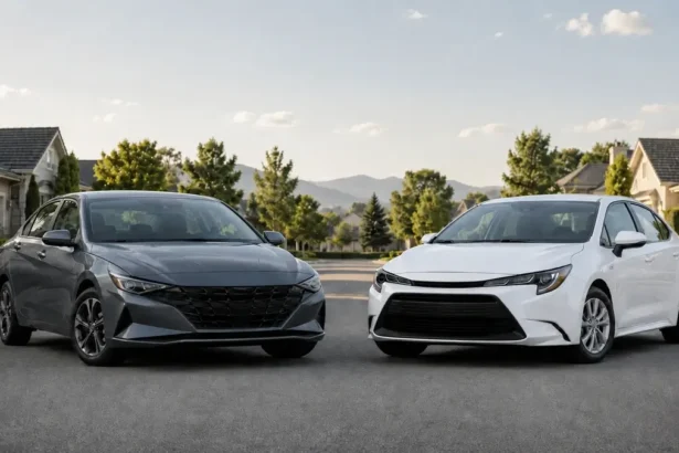Hyundai Elantra vs Toyota Corolla used sedan comparison