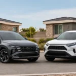 Hyundai Tucson vs Toyota RAV4 used compact SUV comparison