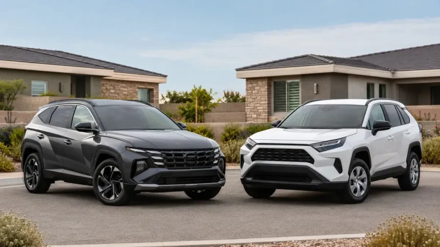 Hyundai Tucson vs Toyota RAV4 used compact SUV comparison