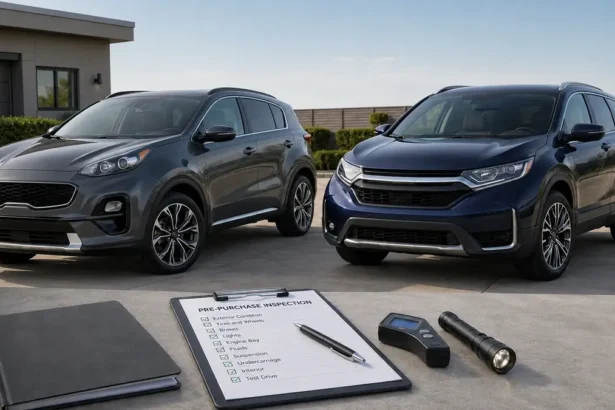 Kia Sportage vs Honda CR-V used compact SUV comparison