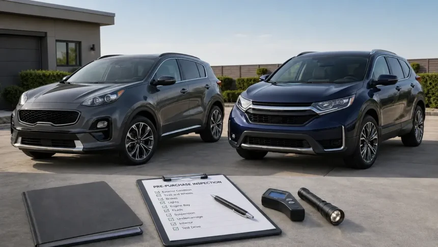 Kia Sportage vs Honda CR-V used compact SUV comparison