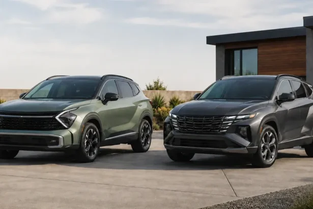 Kia Sportage vs Hyundai Tucson used SUV comparison