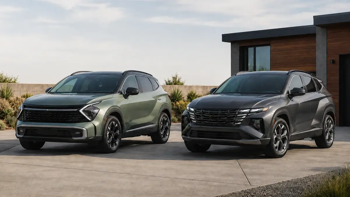 Kia Sportage vs Hyundai Tucson used SUV comparison