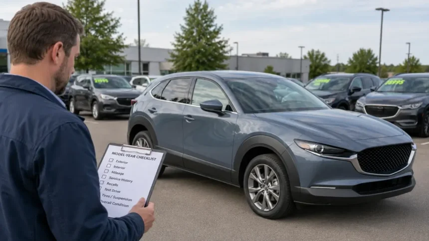 Mazda CX-30 years to avoid used SUV buyer checklist