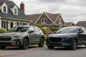 Subaru Crosstrek vs Mazda CX-30 used small SUV comparison
