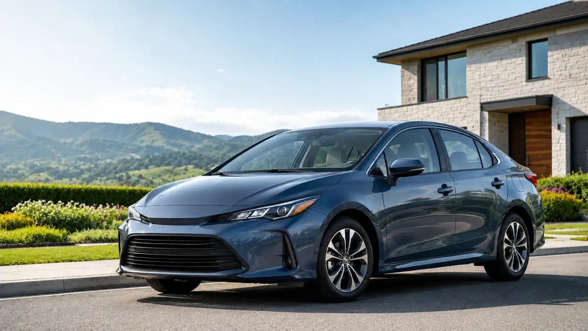 Toyota Corolla Hybrid reliability and cost-to-own guide illustration for used-car buyers